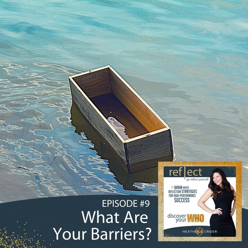Episode 9 Go Reflect Yourself Podcast What Are Your Barriers With Host Heather Crider